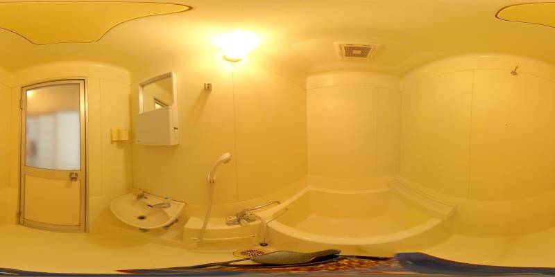 パノラマ画像バスルーム