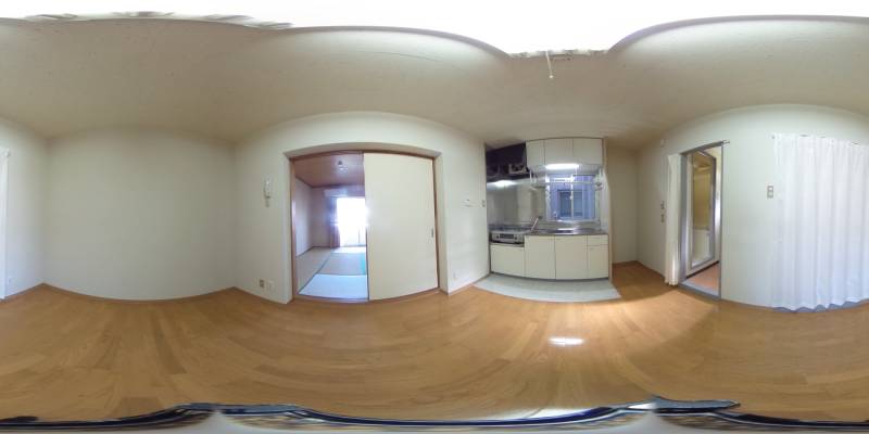 パノラマ画像キッチン