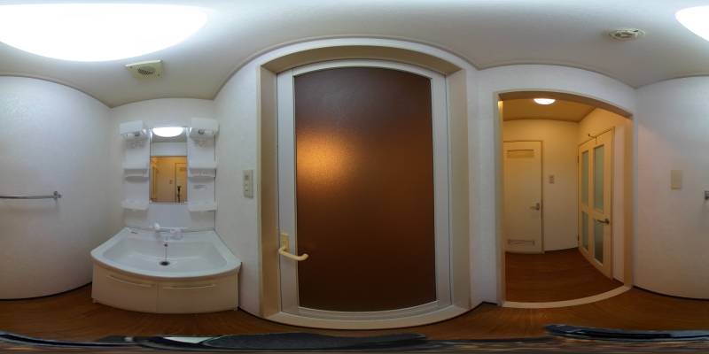 パノラマ画像洗面所