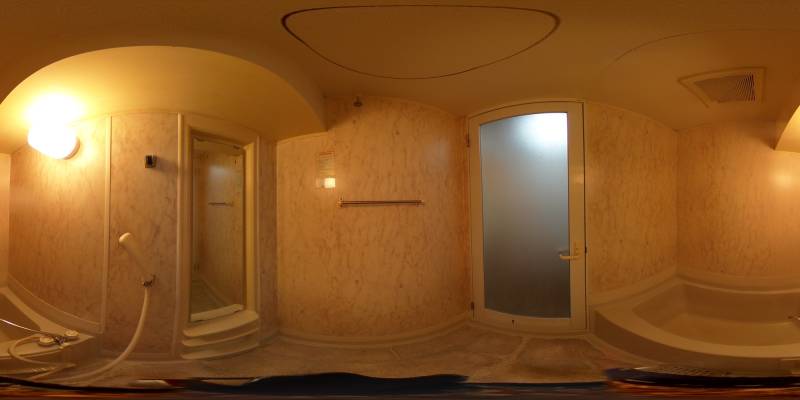 パノラマ画像バスルーム