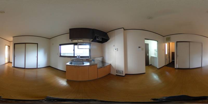 パノラマ画像キッチン