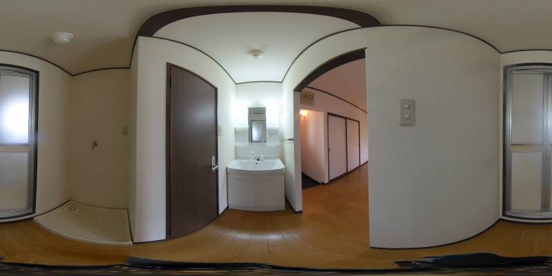 パノラマ画像洗面所