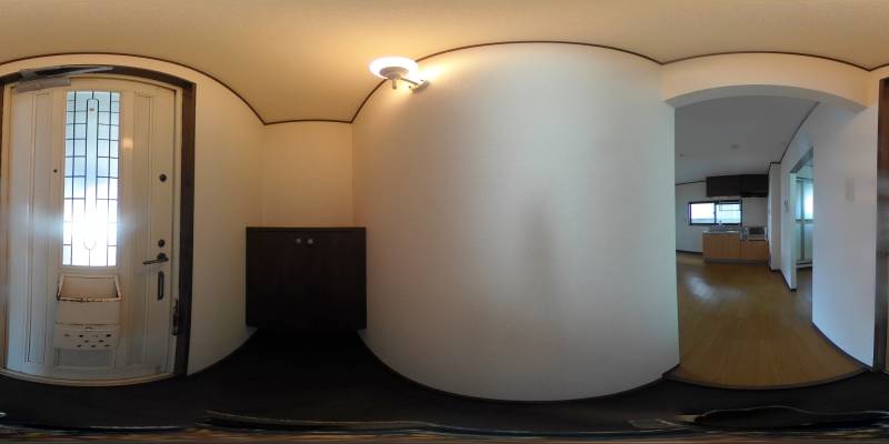 パノラマ画像玄関