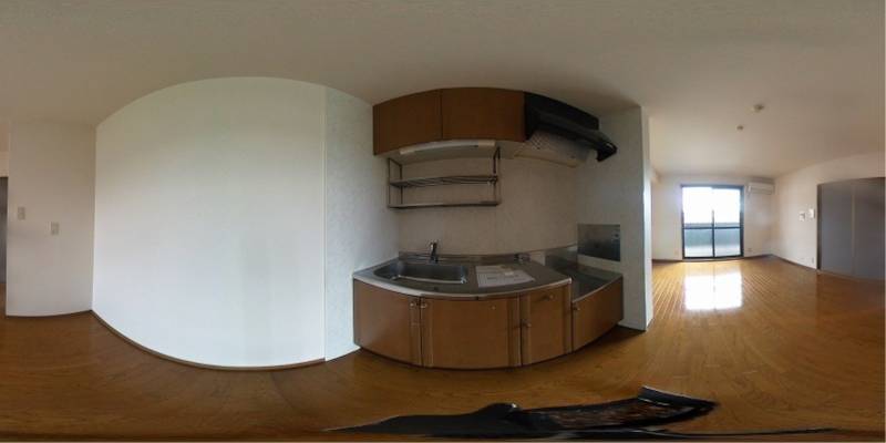 パノラマ画像キッチン