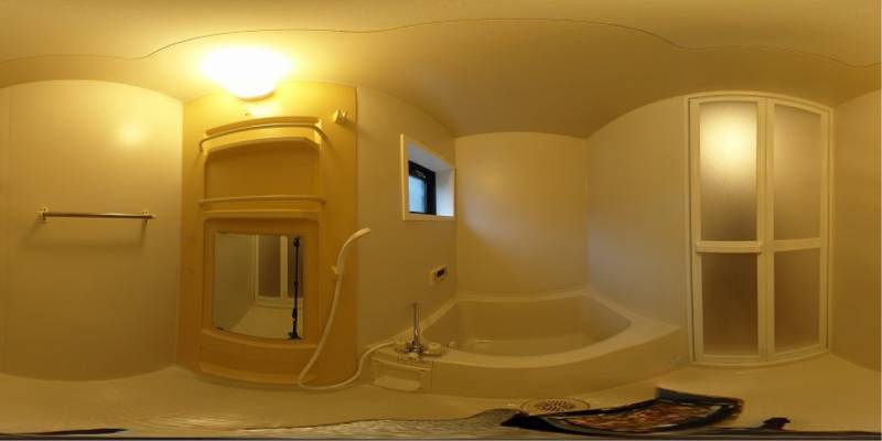 パノラマ画像バスルーム