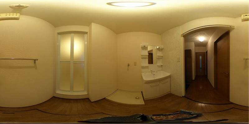 パノラマ画像洗面所