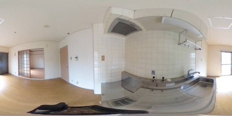 パノラマ画像キッチン