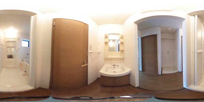 パノラマ画像洗面所