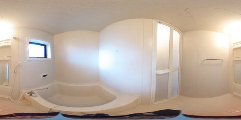 パノラマ画像バスルーム