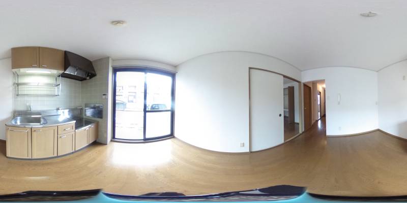 パノラマ画像キッチン