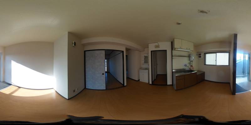 パノラマ画像洋室