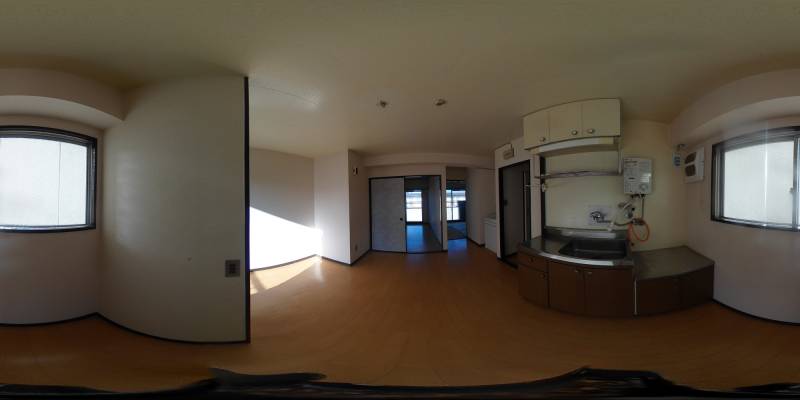 パノラマ画像キッチン