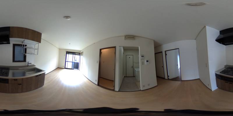 パノラマ画像キッチン