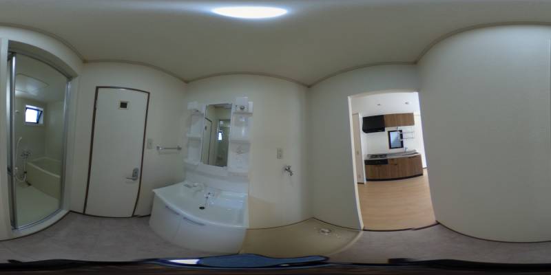 パノラマ画像洗面所