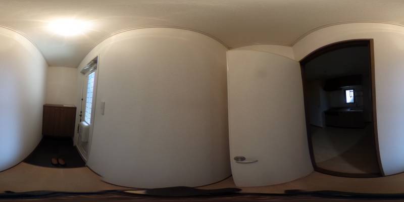 パノラマ画像玄関