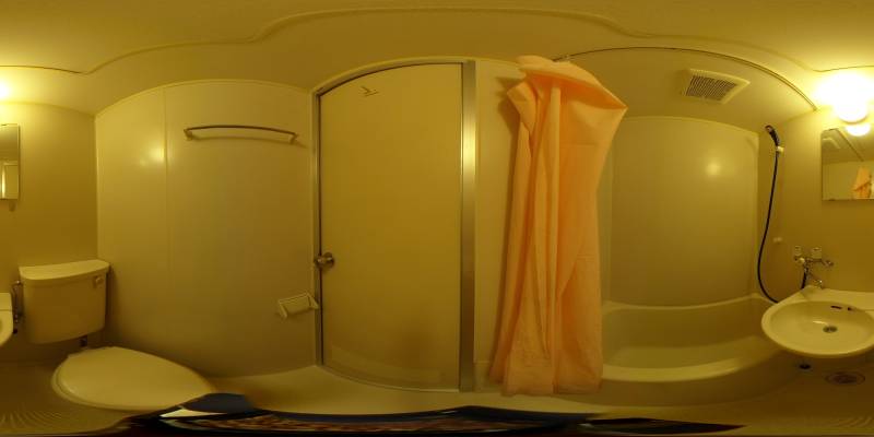 パノラマ画像バスルーム