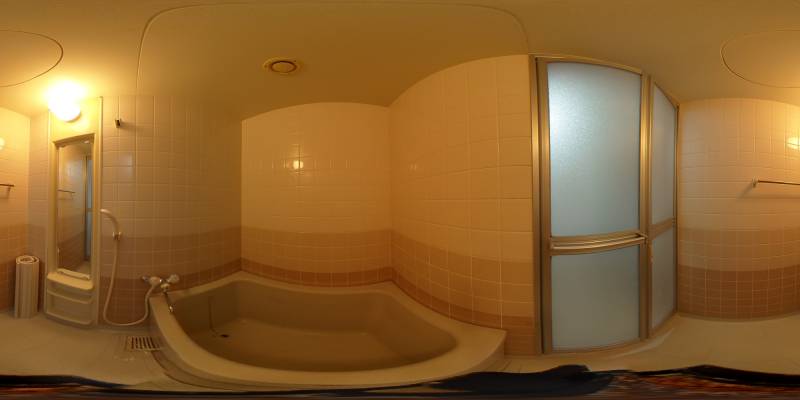 パノラマ画像バスルーム