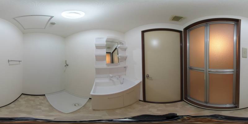 パノラマ画像洗面所