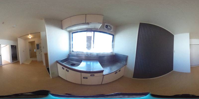 パノラマ画像キッチン