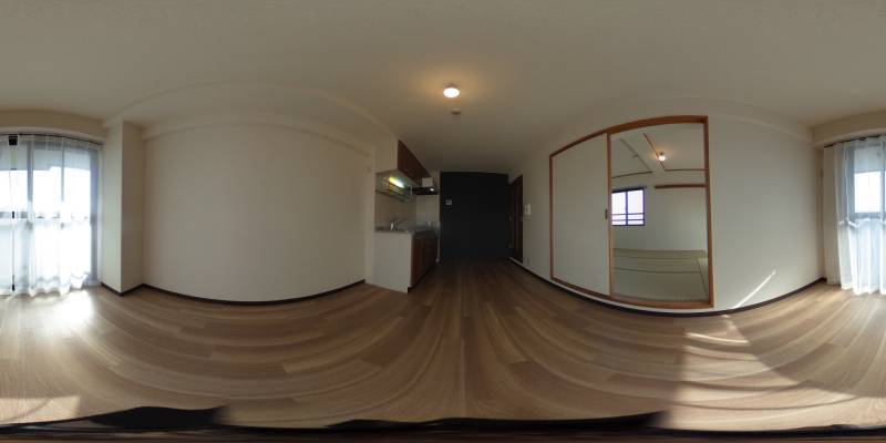 パノラマ画像リビング