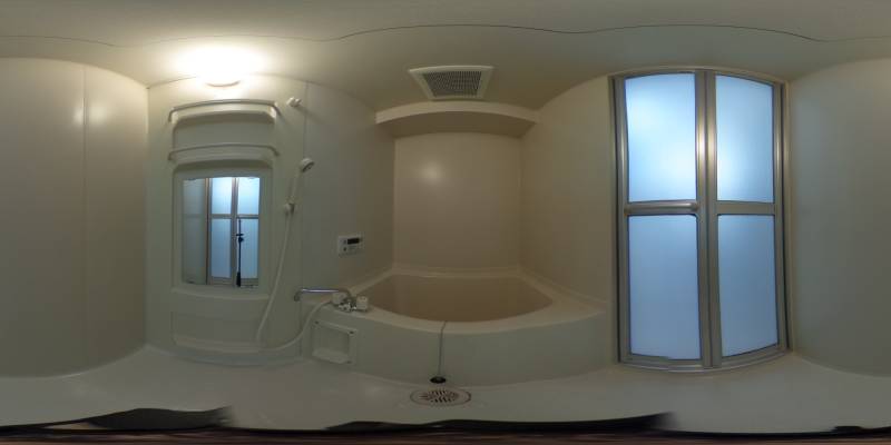 パノラマ画像バスルーム