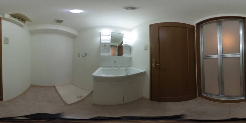 パノラマ画像洗面所