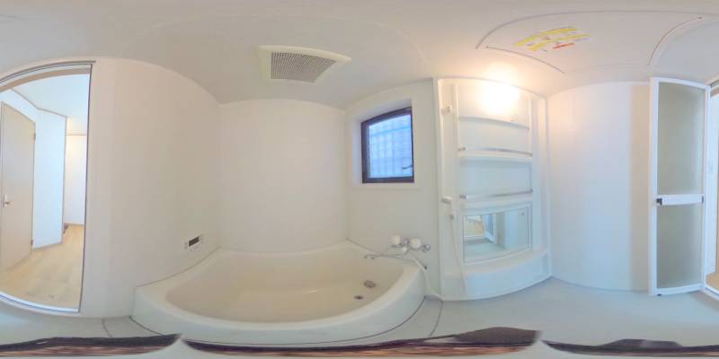 パノラマ画像バスルーム