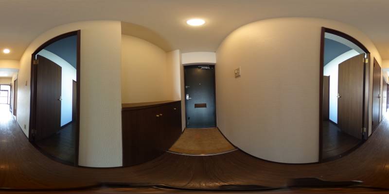 パノラマ画像玄関