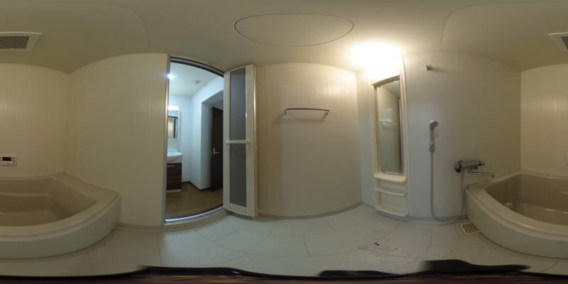 パノラマ画像バスルーム