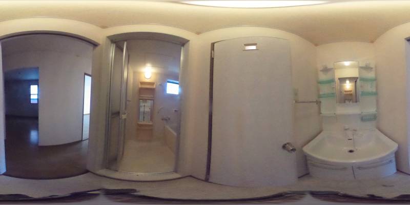 パノラマ画像洗面所