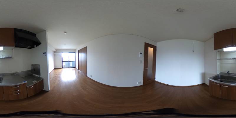 パノラマ画像キッチン