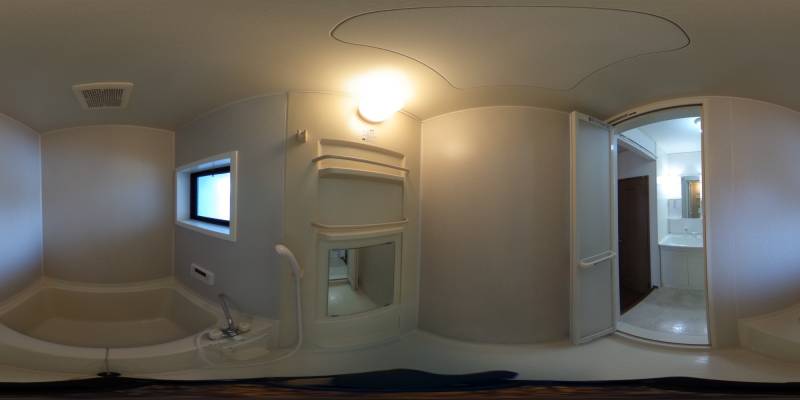 パノラマ画像バスルーム