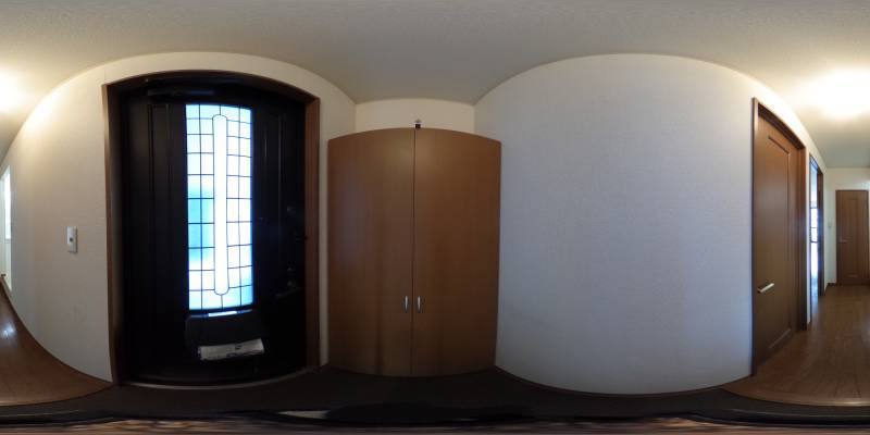 パノラマ画像玄関