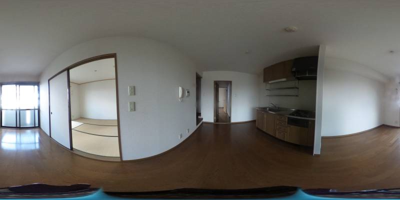 パノラマ画像キッチン