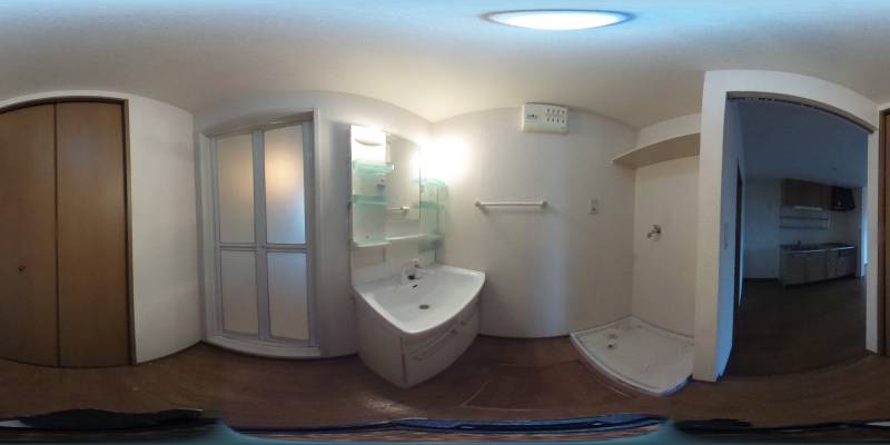 パノラマ画像洗面所