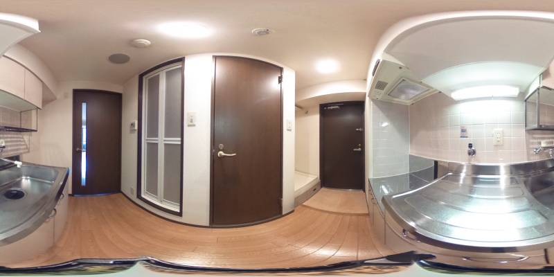 パノラマ画像キッチン