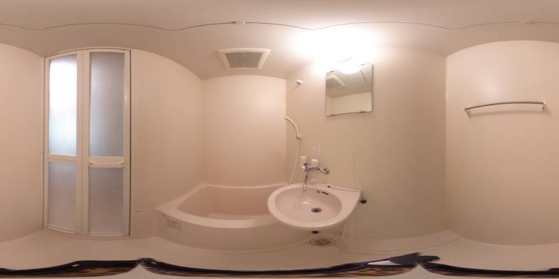 パノラマ画像バスルーム