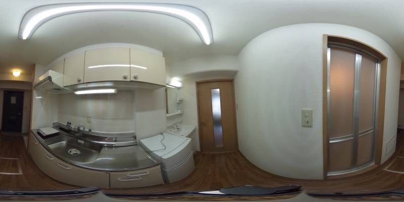 パノラマ画像キッチン