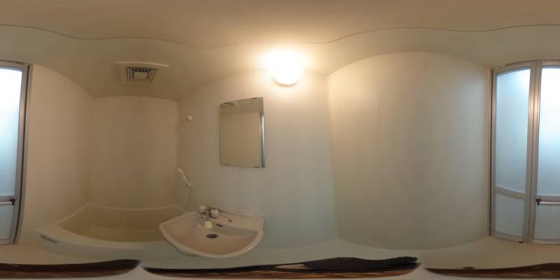 パノラマ画像バスルーム