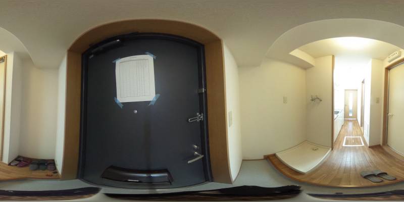 パノラマ画像玄関