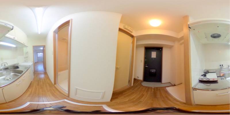 パノラマ画像キッチン