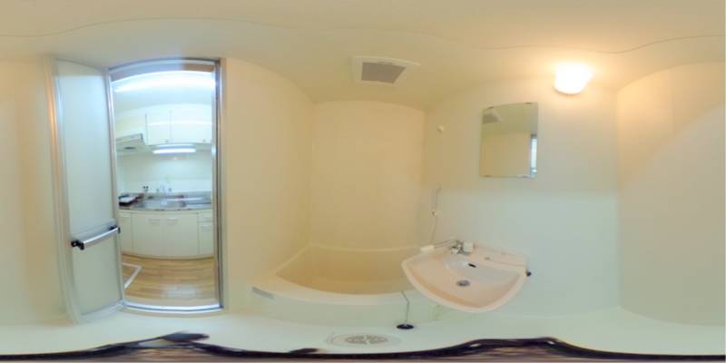 パノラマ画像バスルーム