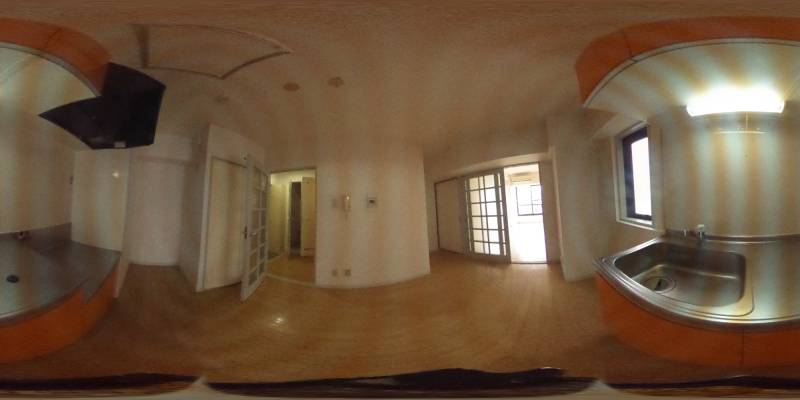 パノラマ画像キッチン