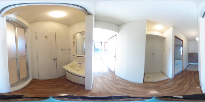 パノラマ画像洗面所