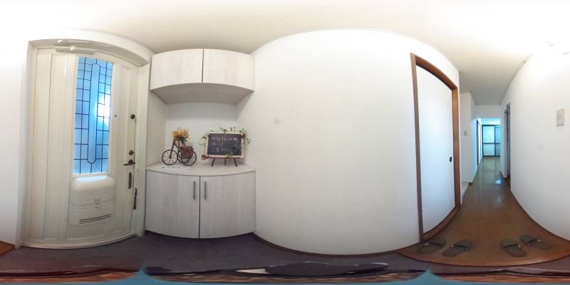 パノラマ画像玄関