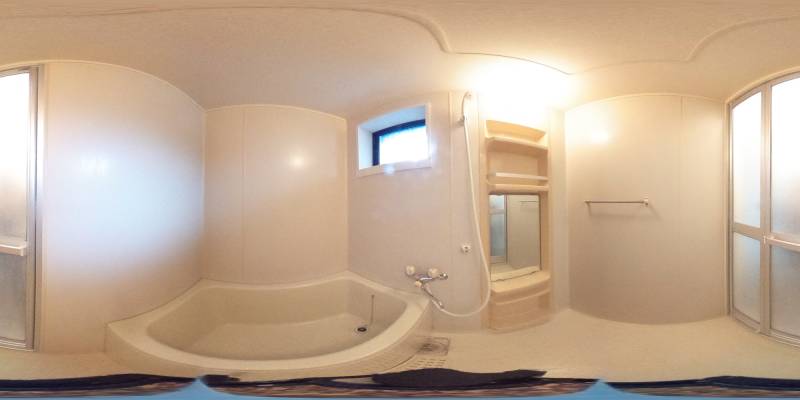 パノラマ画像バスルーム