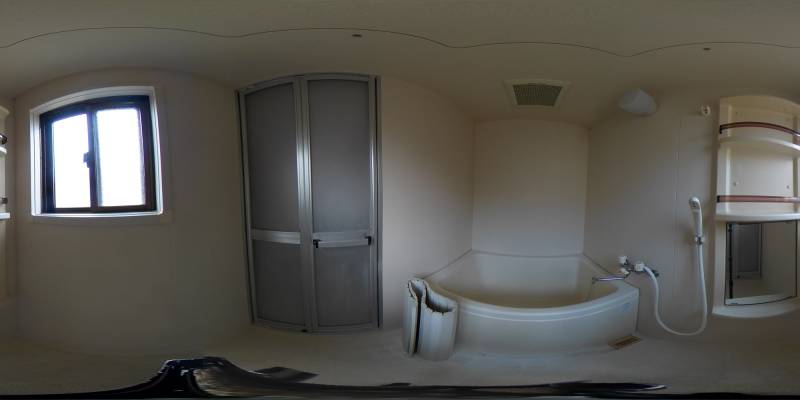 パノラマ画像バスルーム