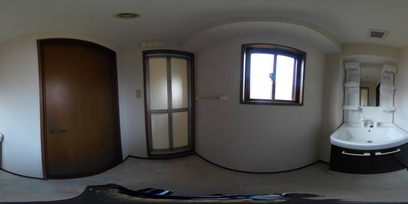 パノラマ画像洗面所