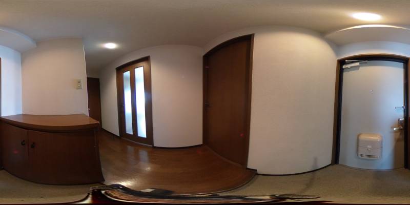 パノラマ画像玄関