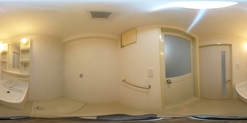 パノラマ画像洗面所